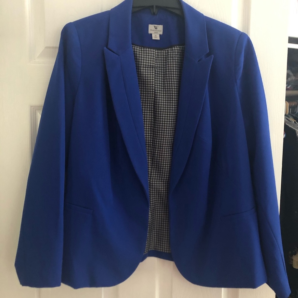 Royal blue blazer